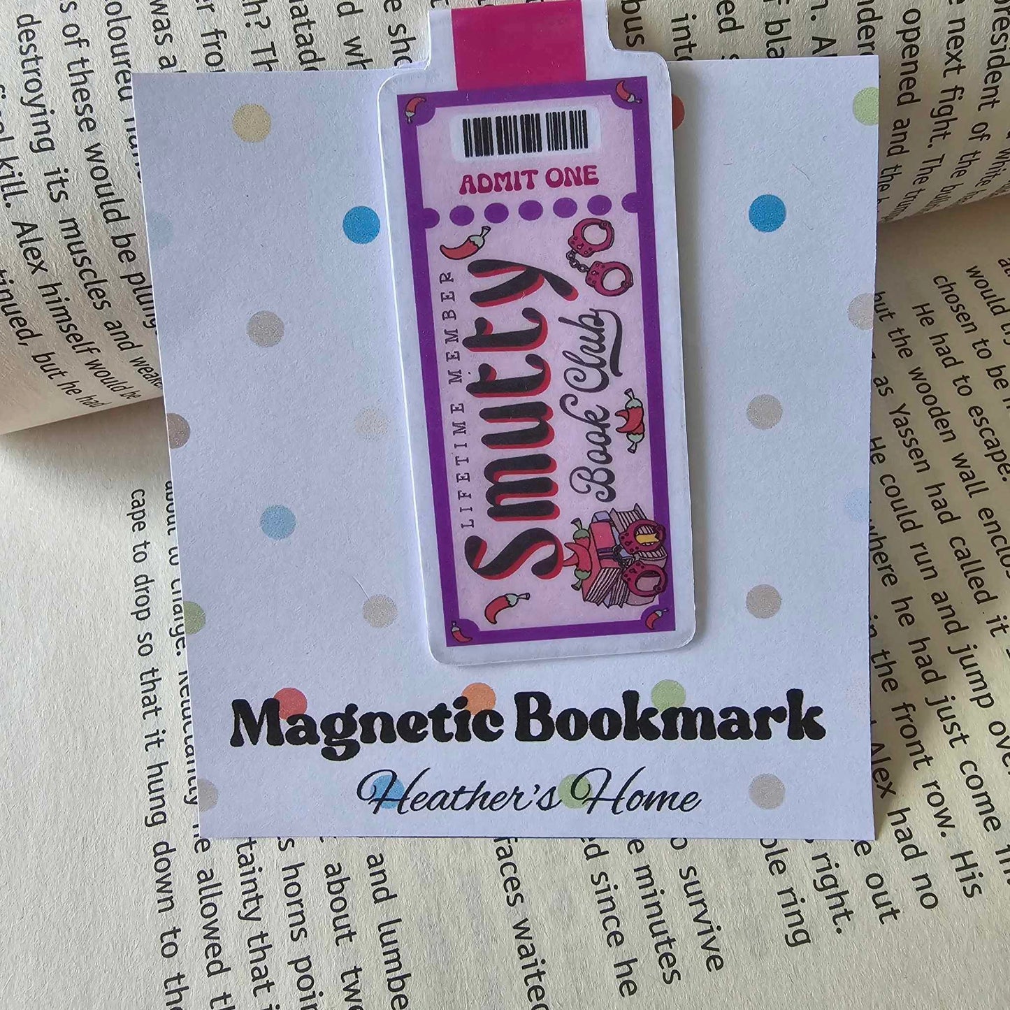 MAGNETIC BOOKMARK - SMUTTY BOOK CLUB