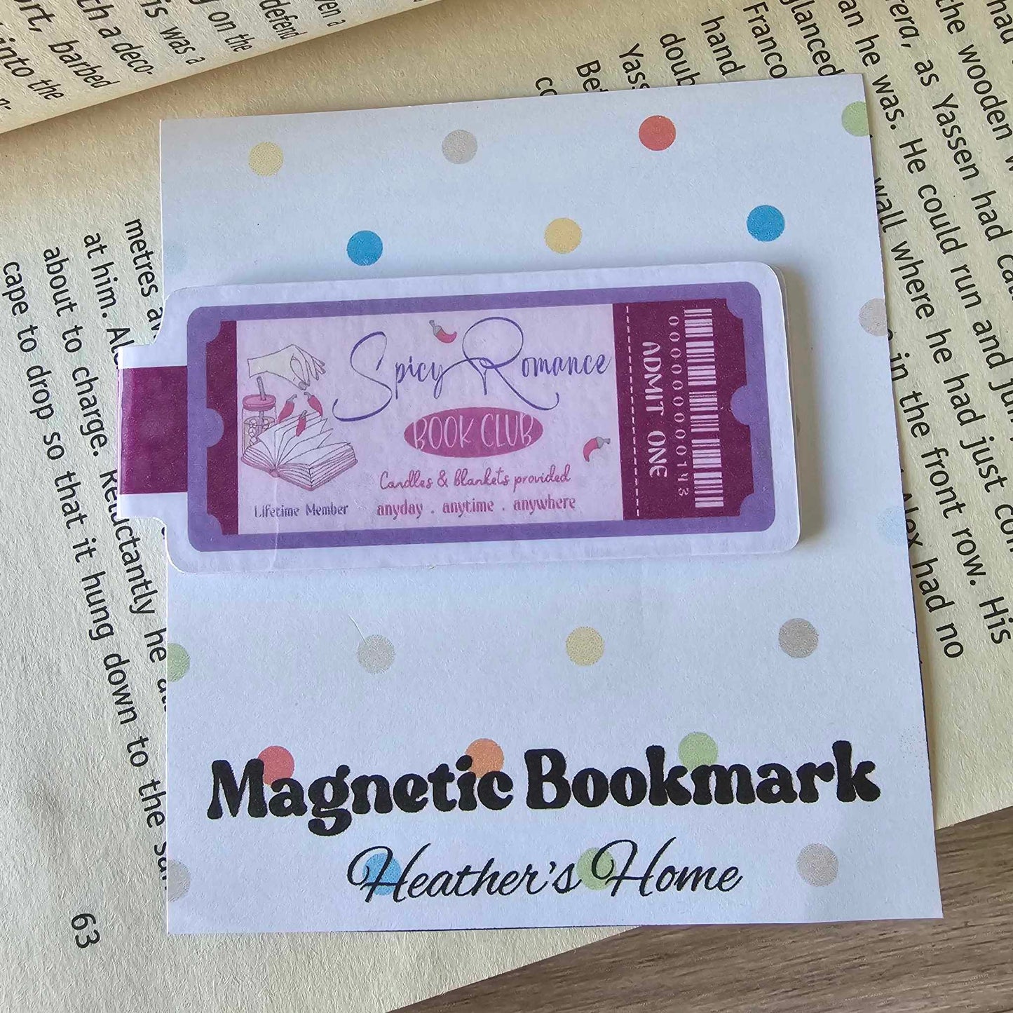 MAGNETIC BOOKMARK - SPICY ROMANCE BOOKCLUB