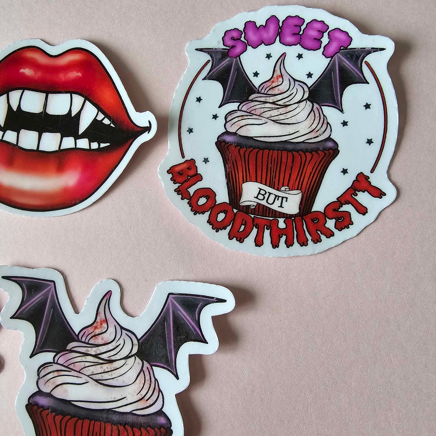 GOTH THEME STICKER PACK X 10 - VAMPIRE GOTH