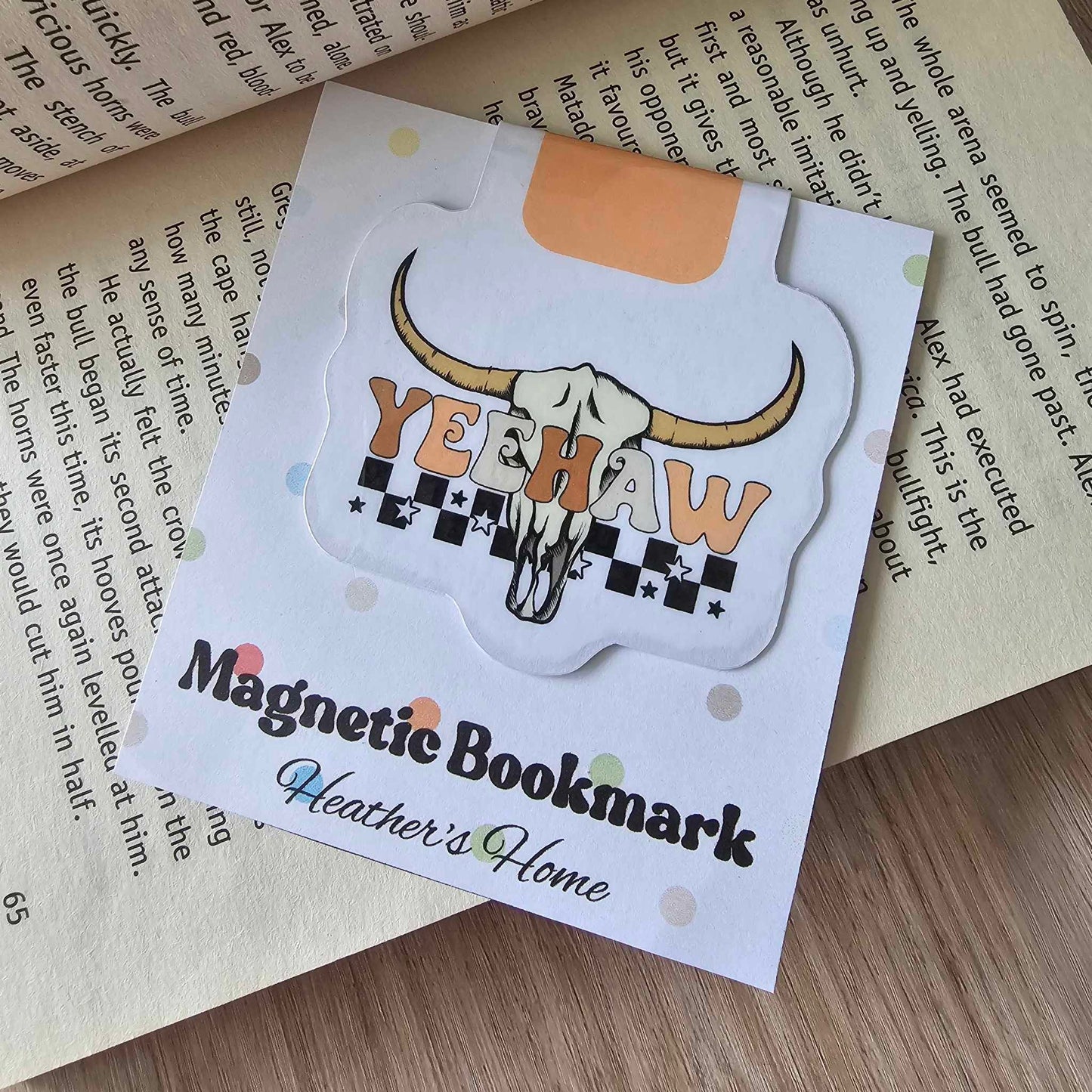 MAGNETIC BOOKMARK - YEEHAW