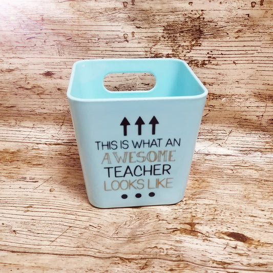 teacher pencil pot gift pencil accessory pot gift personalised gift