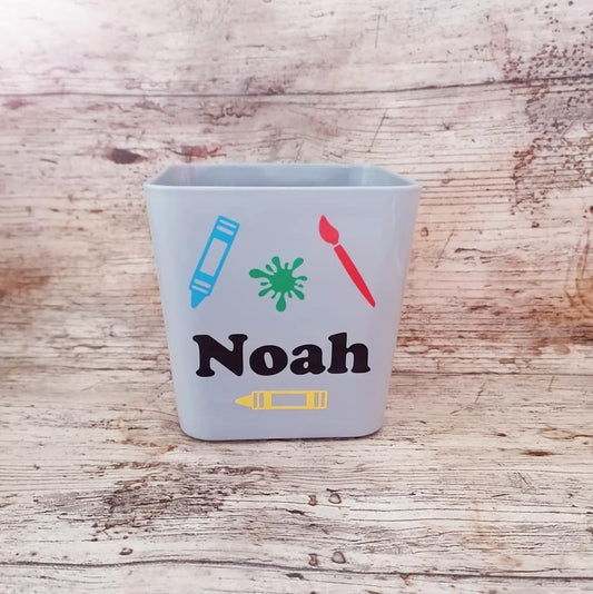 craft pot brush pot teacher pencil pot gift pencil accessory pot gift personalised gift