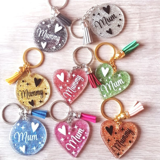 Personalised Mum Keyring