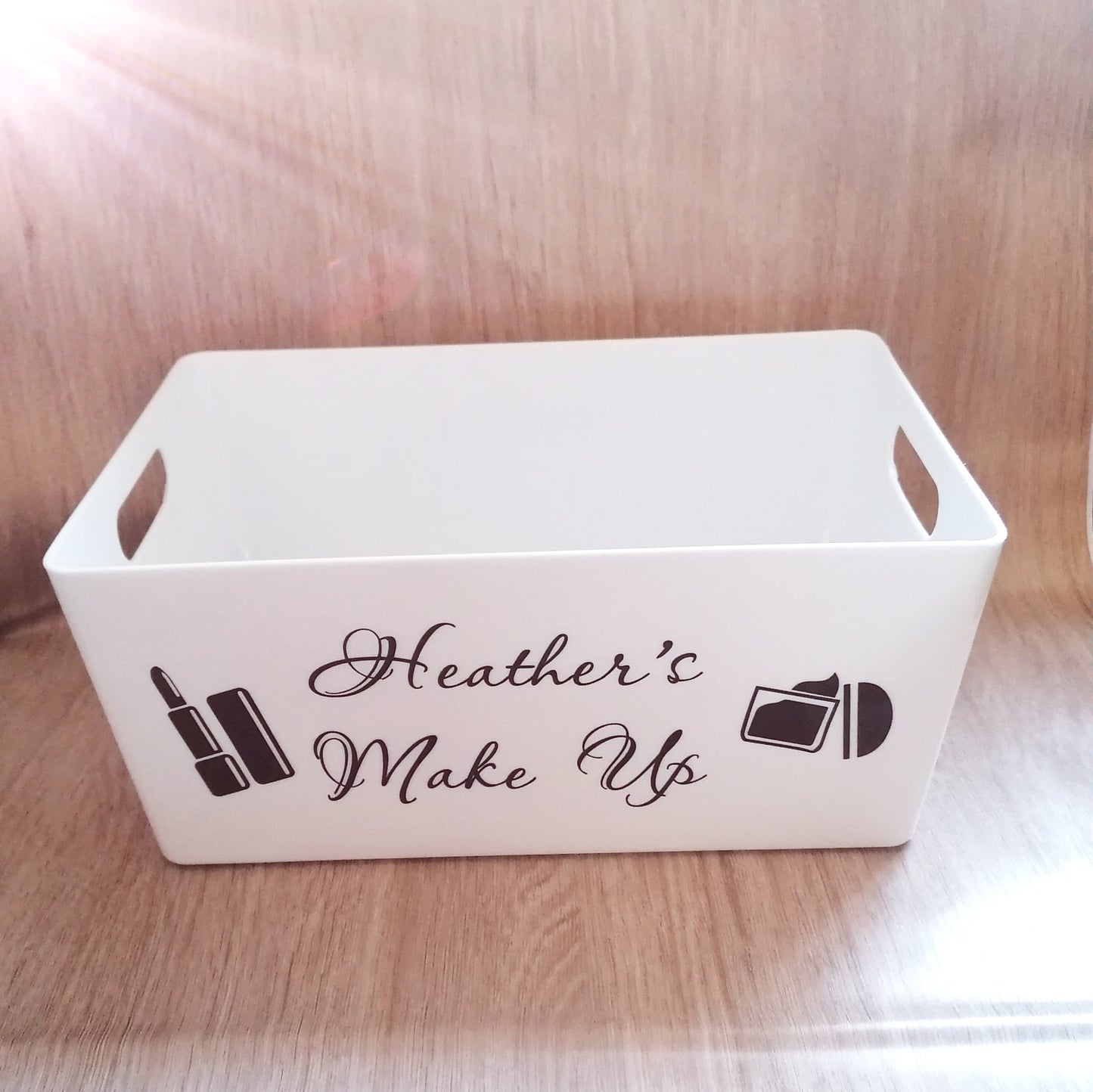 Personalised Make up storage box