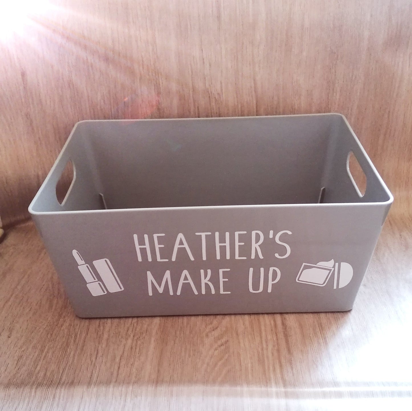 Personalised Make up storage box