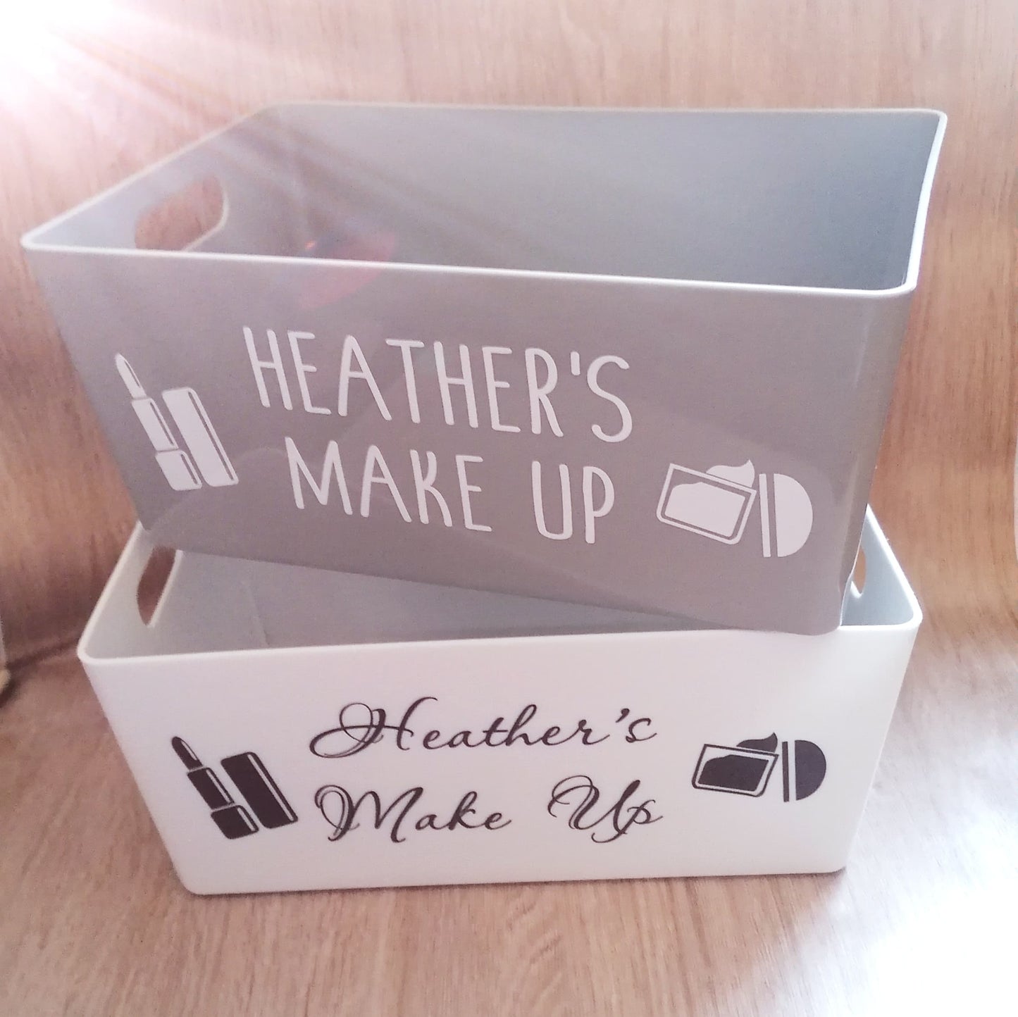 Personalised Make up storage box