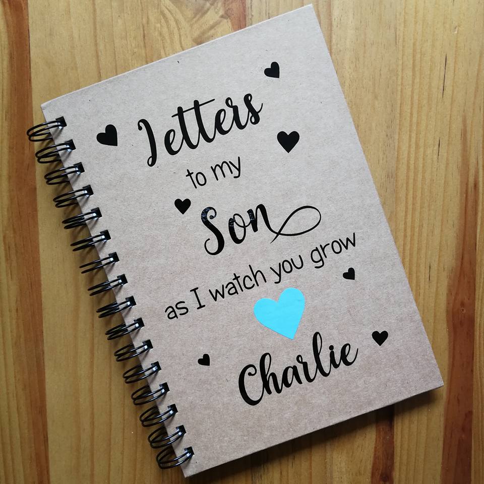 Letters to my ....(child) A5 hardback kraft Notebook