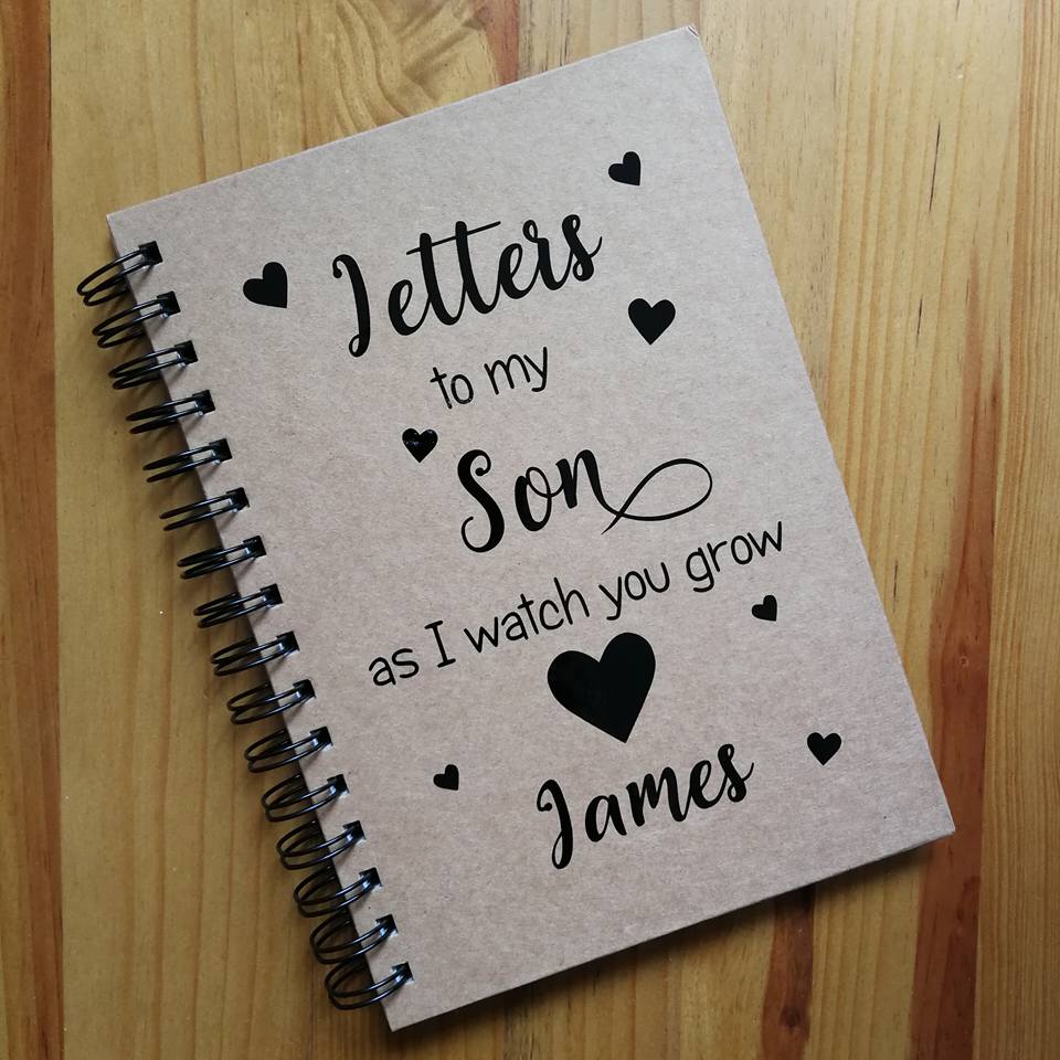 Letters to my ....(child) A5 hardback kraft Notebook