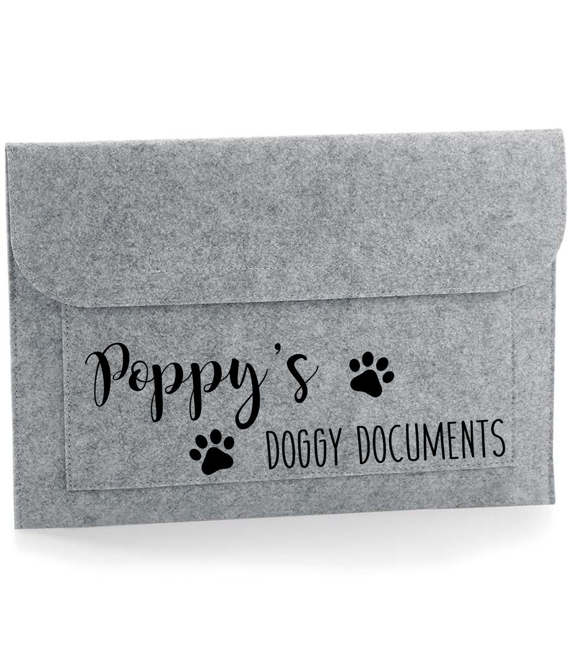 Personalised dog documents folder - design 1