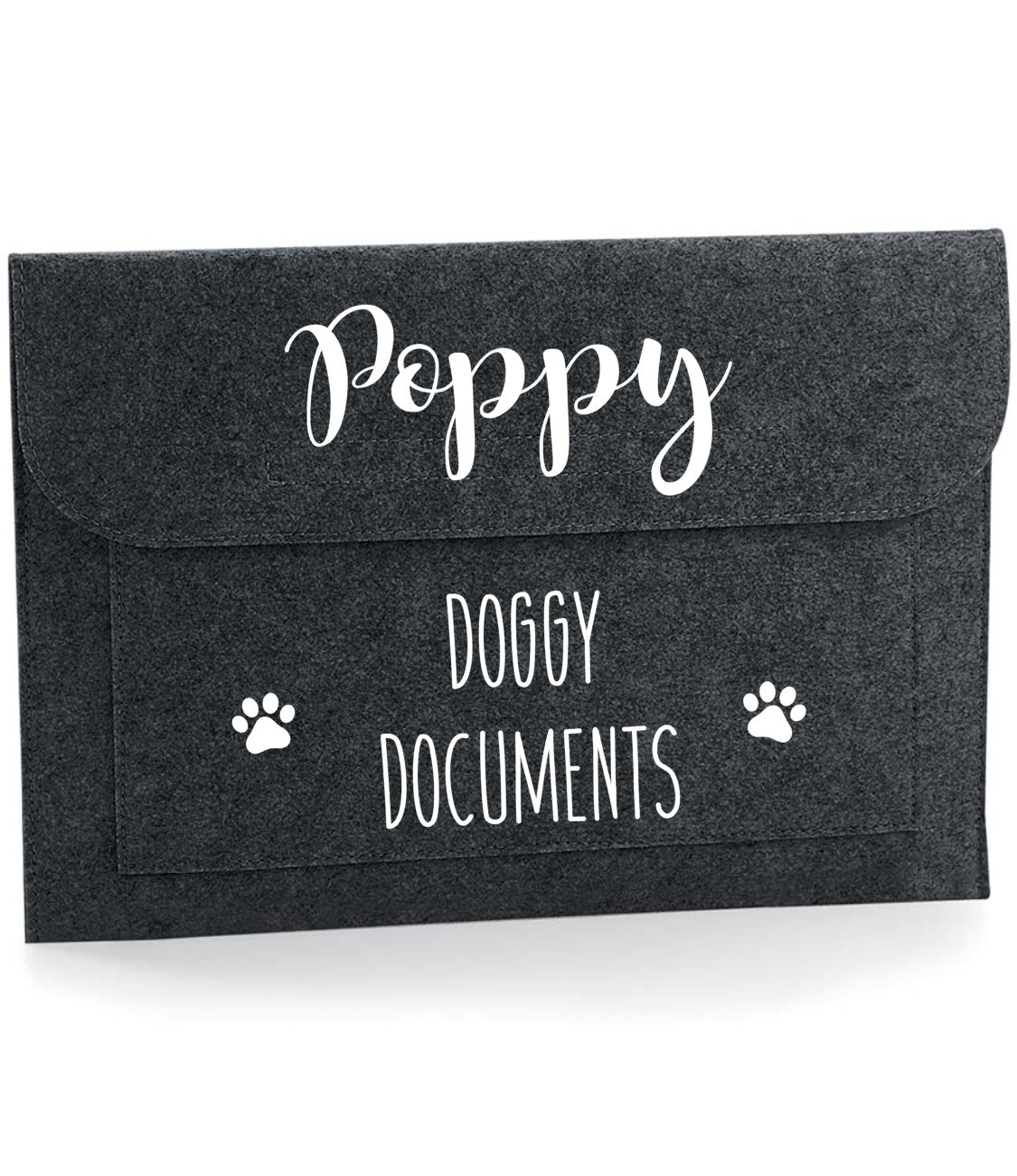 Personalised dog documents folder - design 4