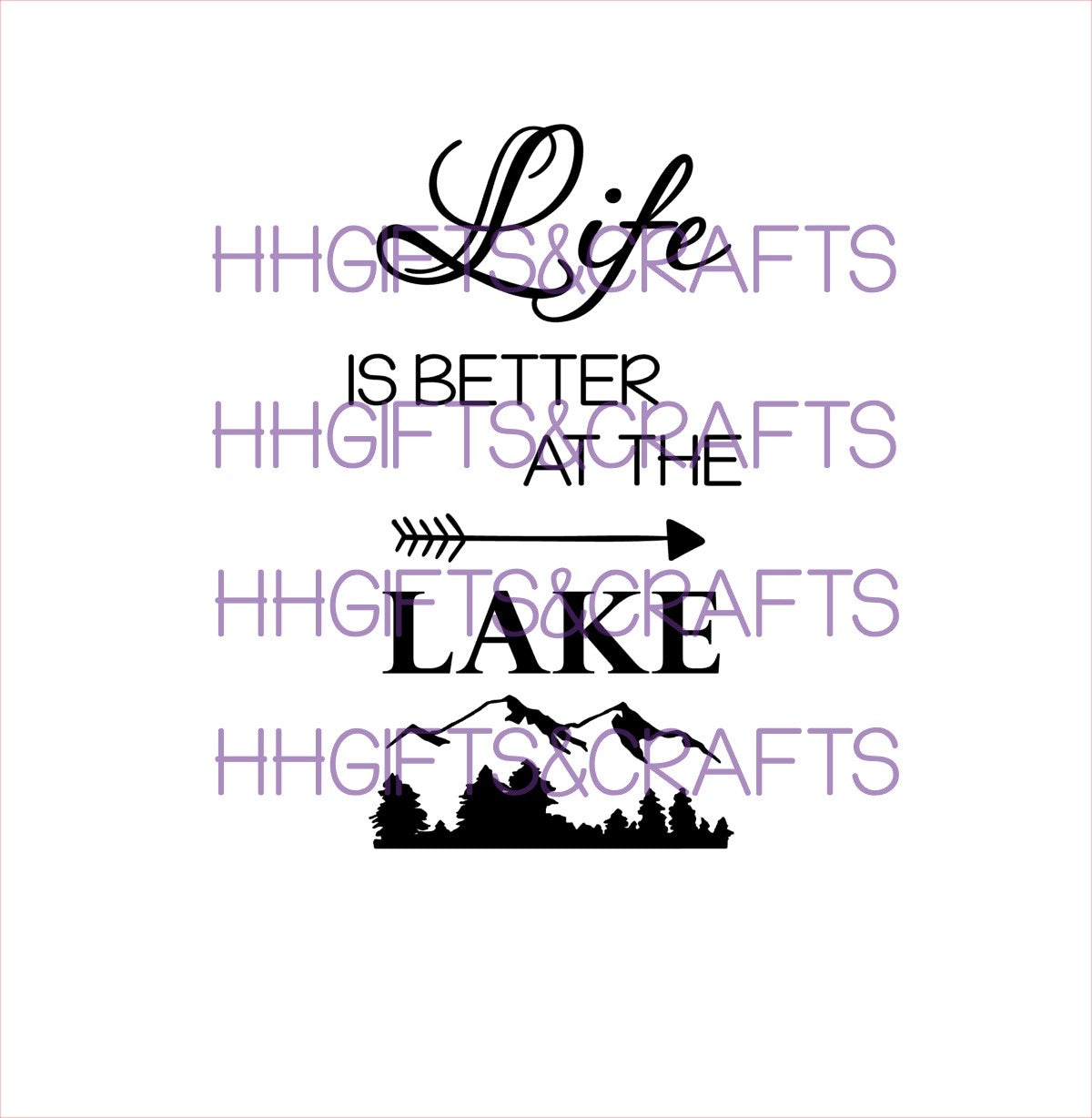 BB11 - LIFE IS BETTER AT THE LAKES  - BOTTLE VINYL