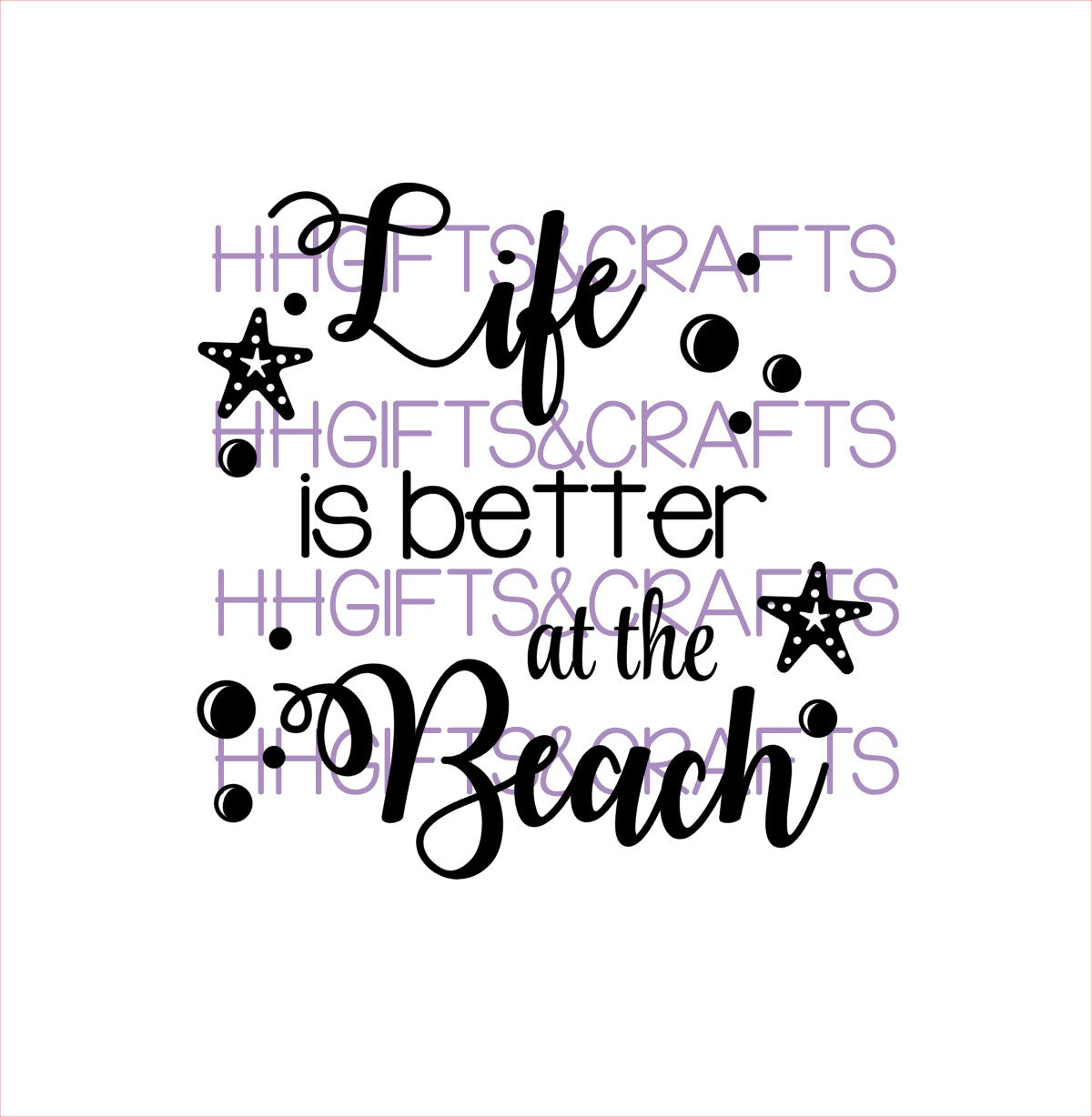 BF11 - LIFE IS BETTER AT THE BEACH - FRAME VINYL