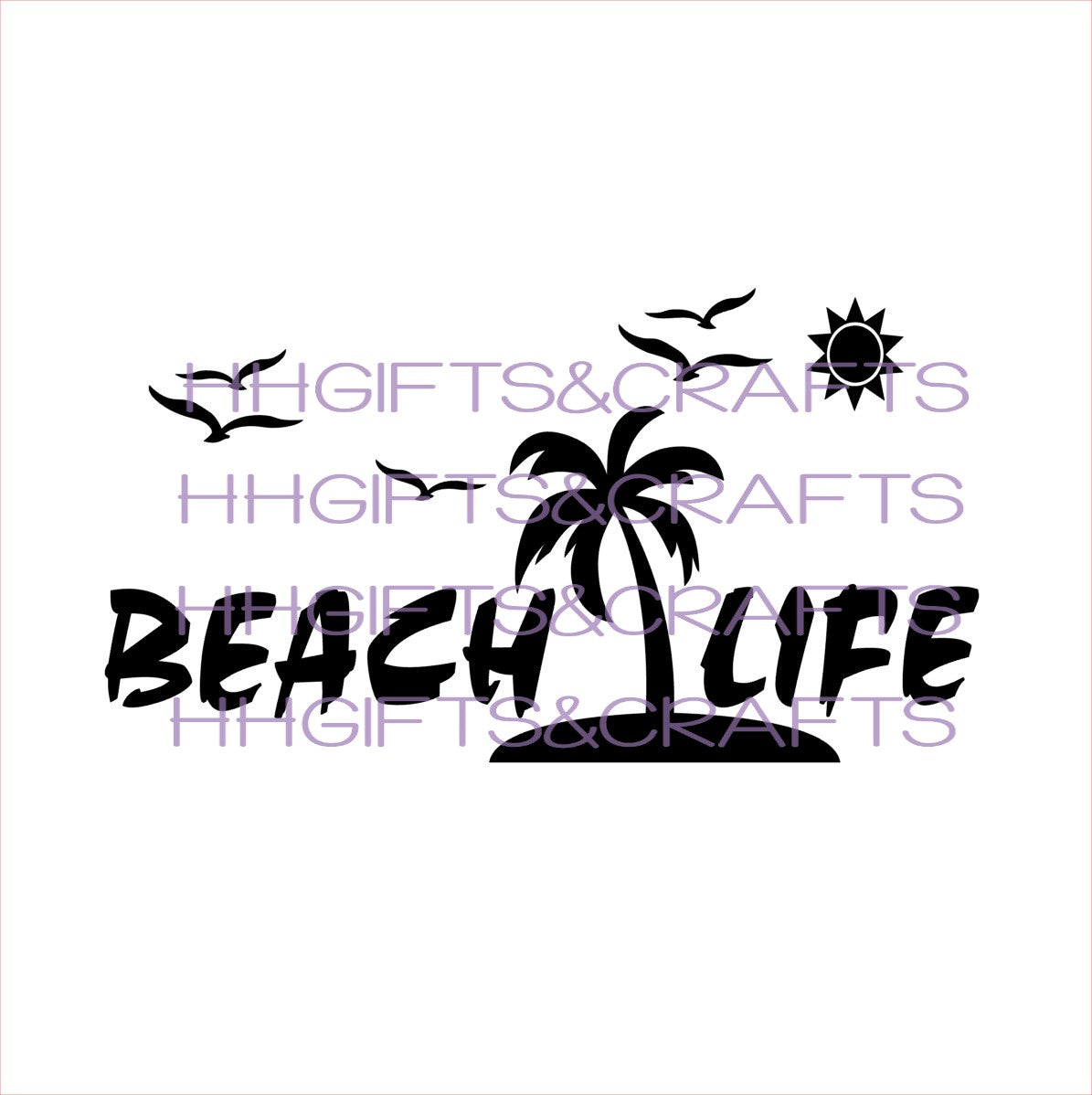 BF03 - BEACH LIFE - FRAME VINYL