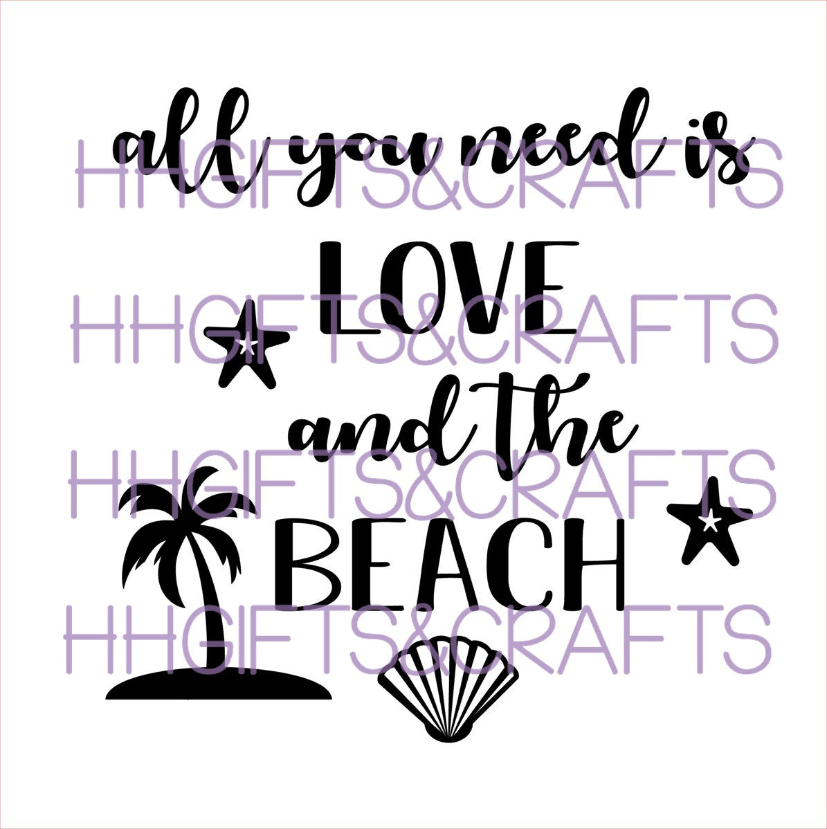 BF09 - ALL YOU NEED IS THE BEACH - FRAME VINYL