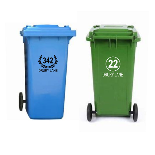 Wheelie bin vinyl