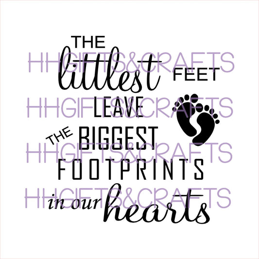 CB03- THE LITTLEST FEET (design 1)- FRAME VINYL