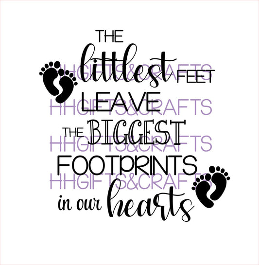 CB11 THE LITTLEST FEET (design 2)- FRAME VINYL