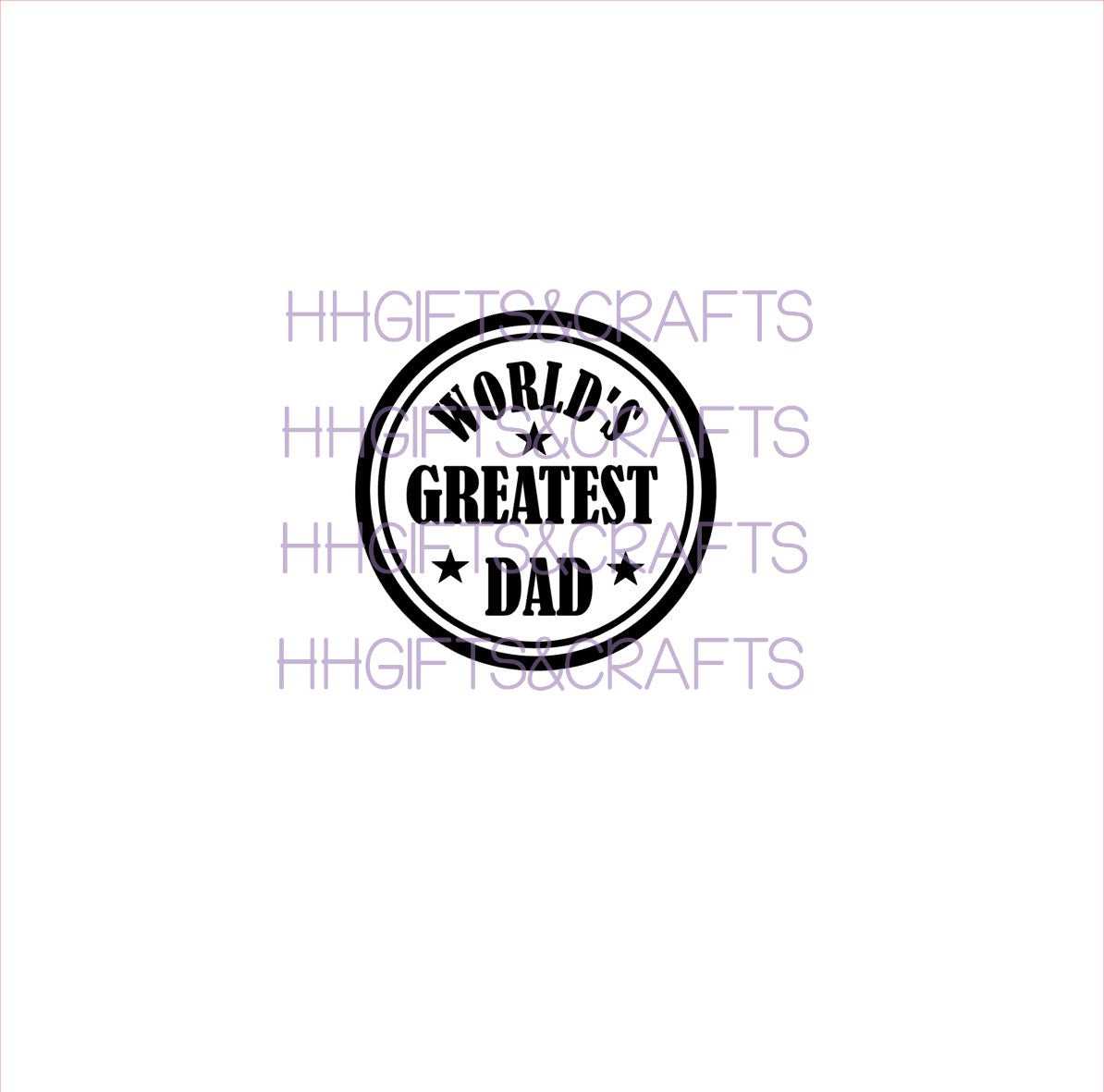 DA 022 - WORLDS GREATEST DAD - SMALL VINYL