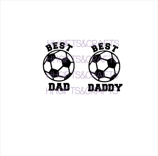 DA 025 - BEST DAD (FOOTBALL) - SMALL VINYL