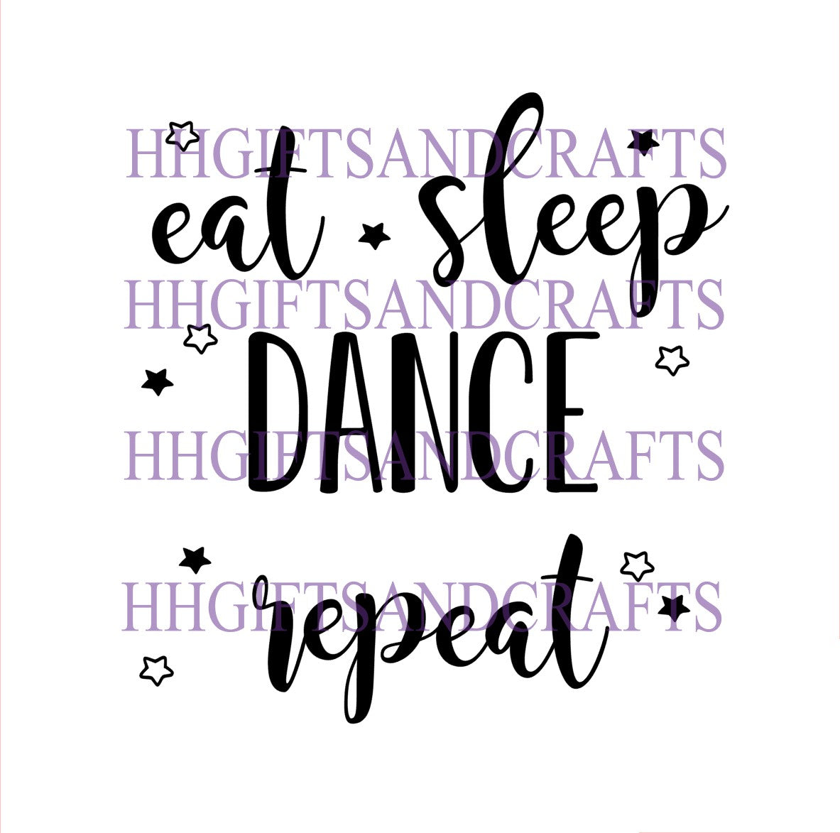 DC13 - Dance - eat sleep dance - FRAME VINYL