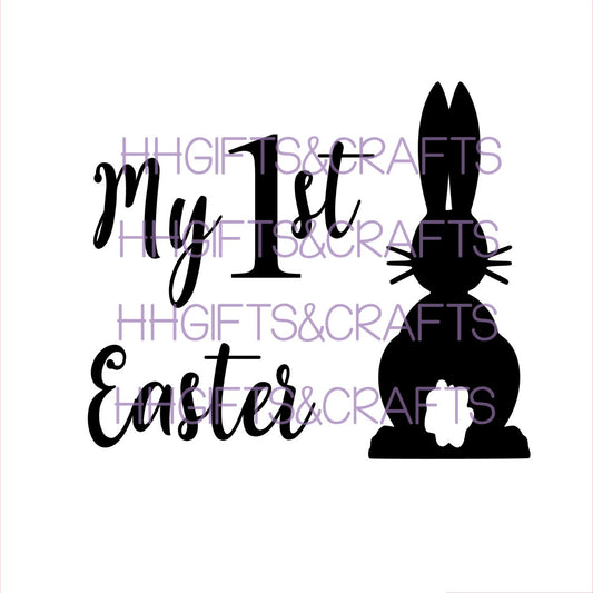 ET01 - MY 1ST EASTER design 1- FRAME VINYL