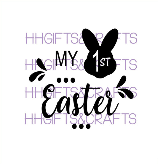 ET02 - MY 1ST EASTER design 2 - FRAME VINYL