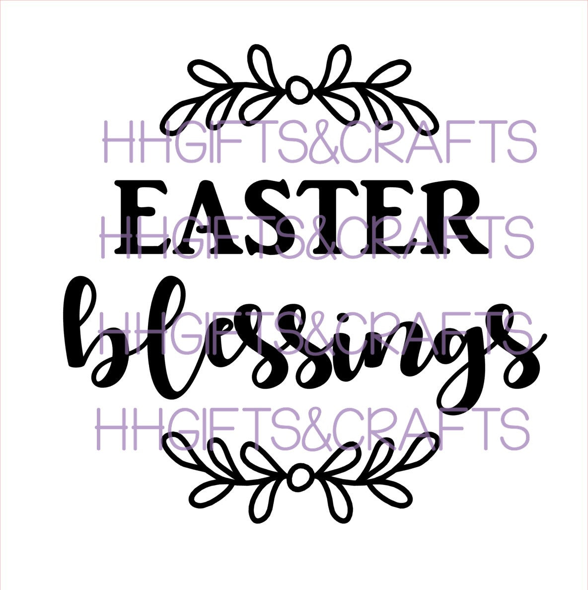 ET07 - EASTER BLESSINGS - FRAME VINYL