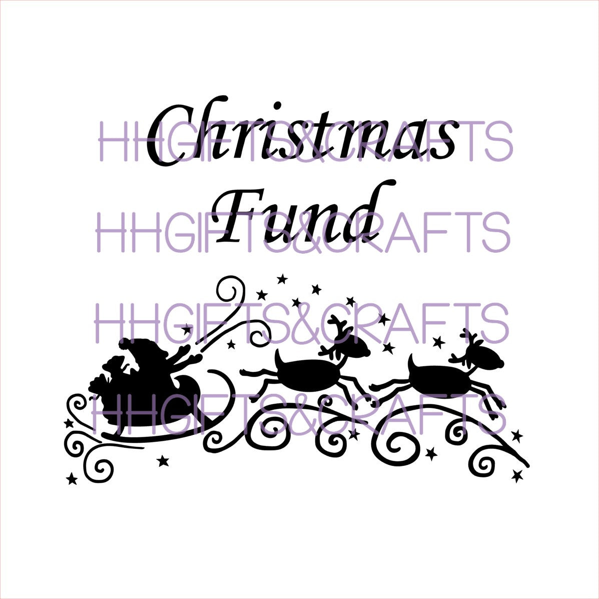 FD17 - FUND VINYL - FRAME - CHRISTMAS (design 1)