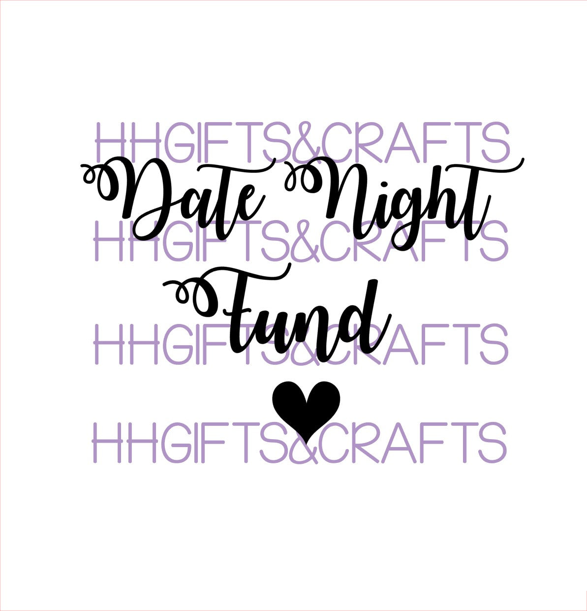 FD31 - FUND VINYL - FRAME - DATE NIGHT (design 2)