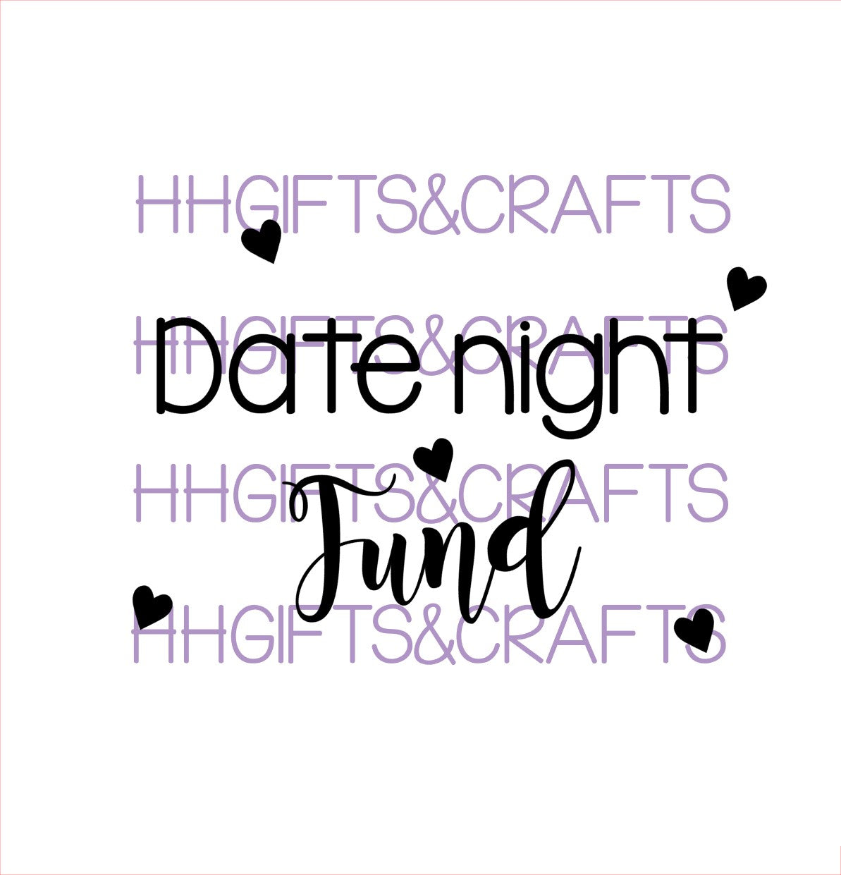 FD33 - FUND VINYL - FRAME - DATE NIGHT (design 4)