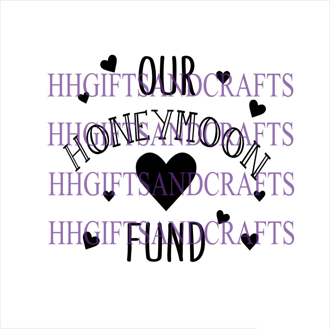 FD42 - FUND VINYL - FRAME - HONEYMOON (design 4)