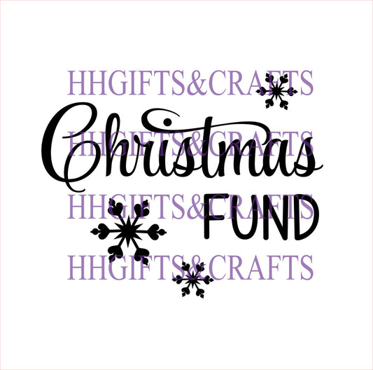 FD45 - FUND VINYL - FRAME - CHRISTMAS (design 2)