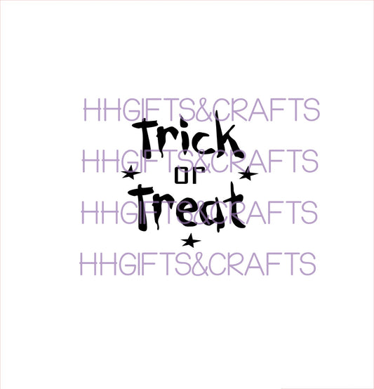 HAL03 - TRICK OR TREAT (DESIGN 1) - SMALL VINYL