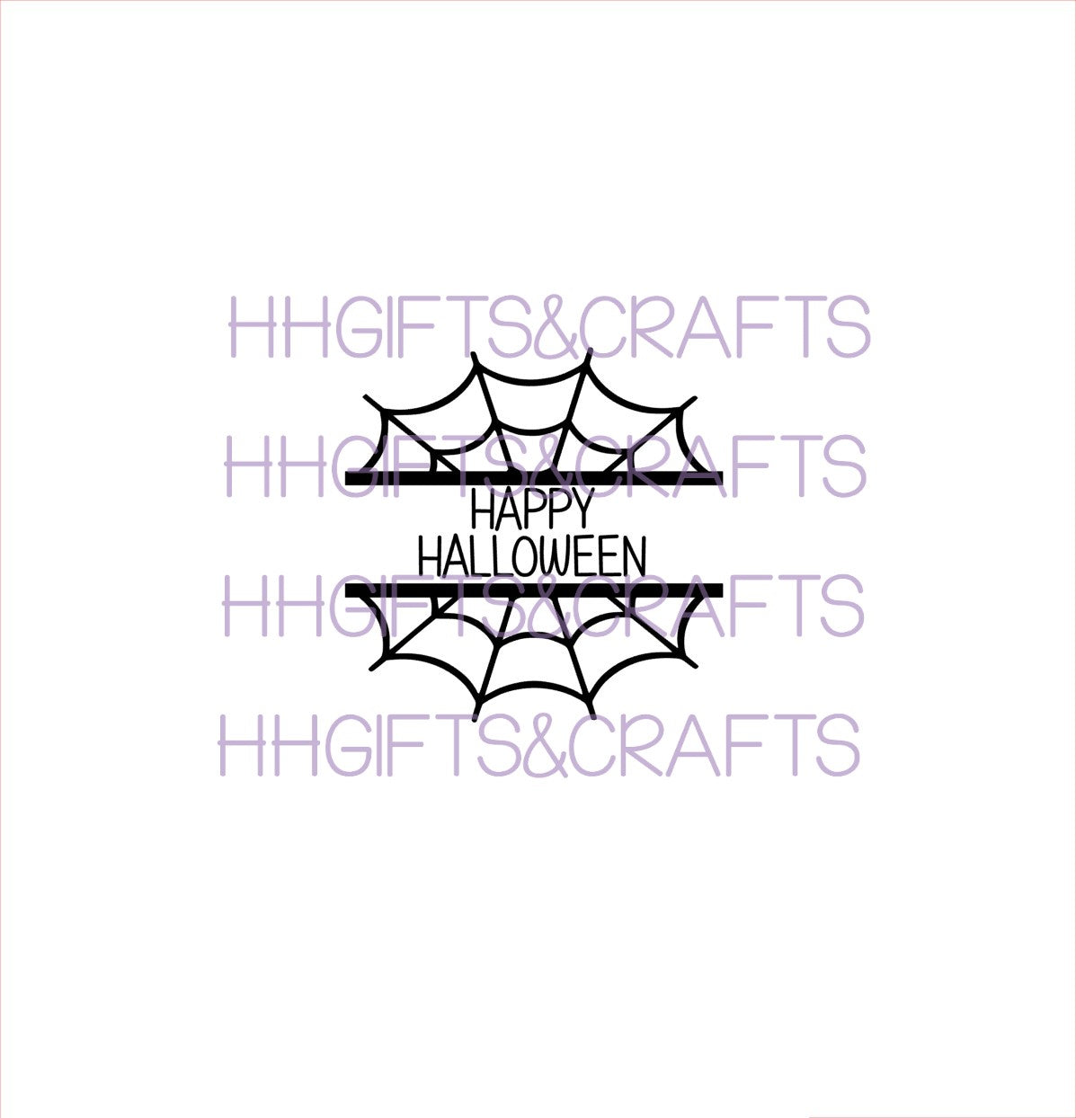 HAL06 - HAPPY HALLOWEEN (DESIGN 1)- SMALL VINYLS