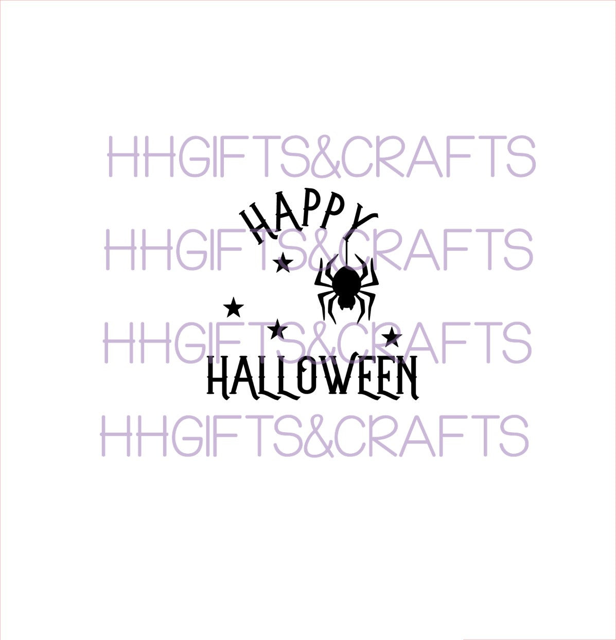 HAL07 - HAPPY HALLOWEEN (DESIGN 2)- SMALL VINYLS