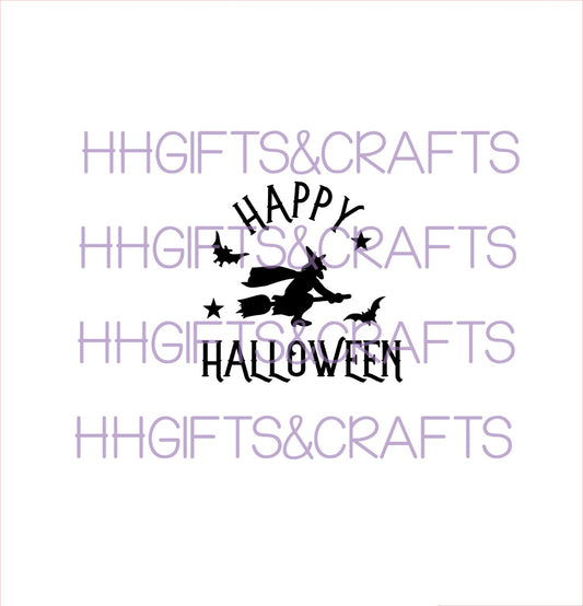 HAL09 - HAPPY HALLOWEEN (DESIGN 4)- SMALL VINYLS