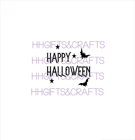 HAL11 - HAPPY HALLOWEEN (DESIGN 6)- SMALL VINYLS