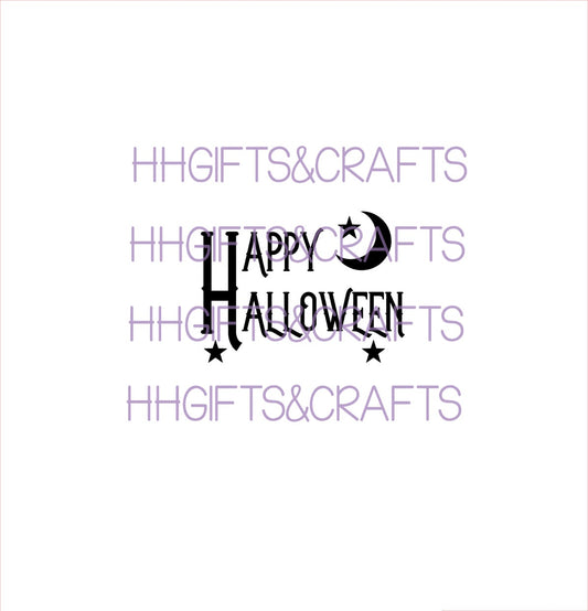 HAL13 - HAPPY HALLOWEEN (DESIGN 8)- SMALL VINYLS