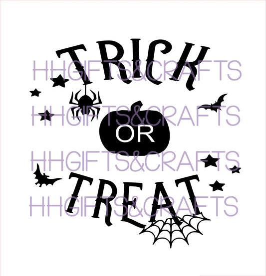 HAL 14 - TRICK OR TREAT (DESIGN 1)- FRAME VINYL