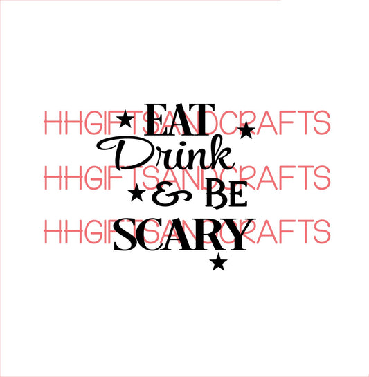 HAL21 - EAT DRINK AND BE SCARY- SMALL VINYLS