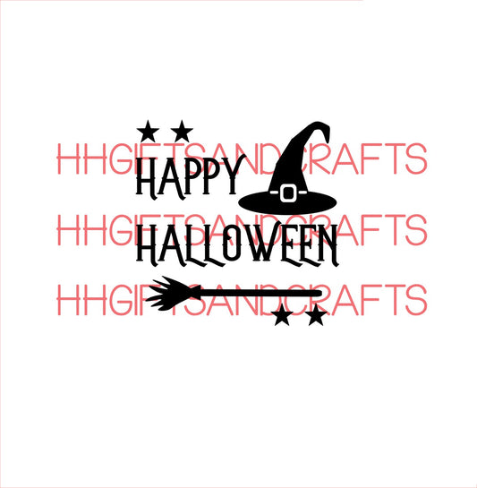 HAL22 - HAPPY HALLOWEEN (DESIGN 9)- SMALL VINYLS