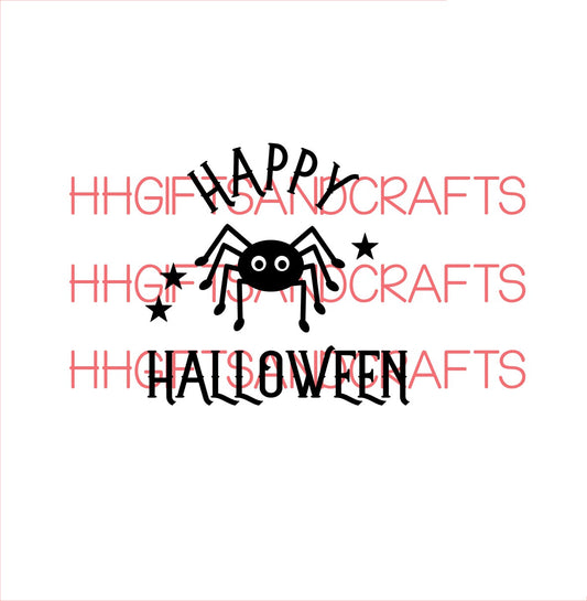 HAL23 - HAPPY HALLOWEEN (DESIGN 10)- SMALL VINYLS