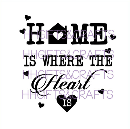 HM01 - Home is where the heart is - FRAME VINYL