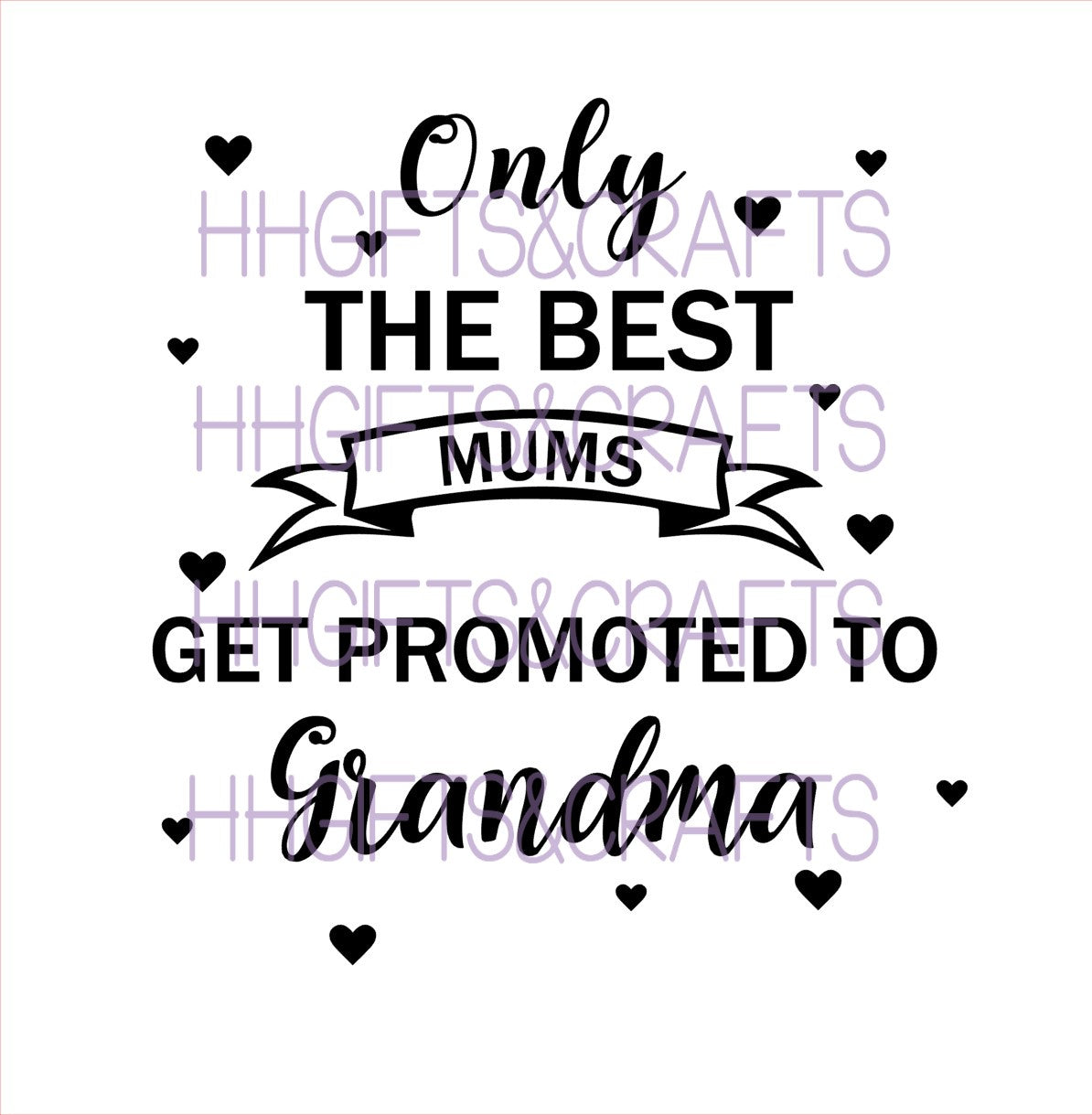 MU02 - THE BEST MUMS GET PROMOTED (DESIGN 2) -  FRAME VINYL