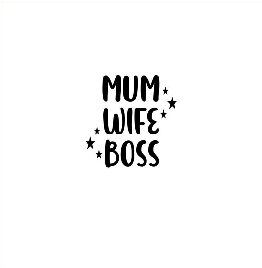 MU020 - MUM WIFE BOSS - SMALL VINYL