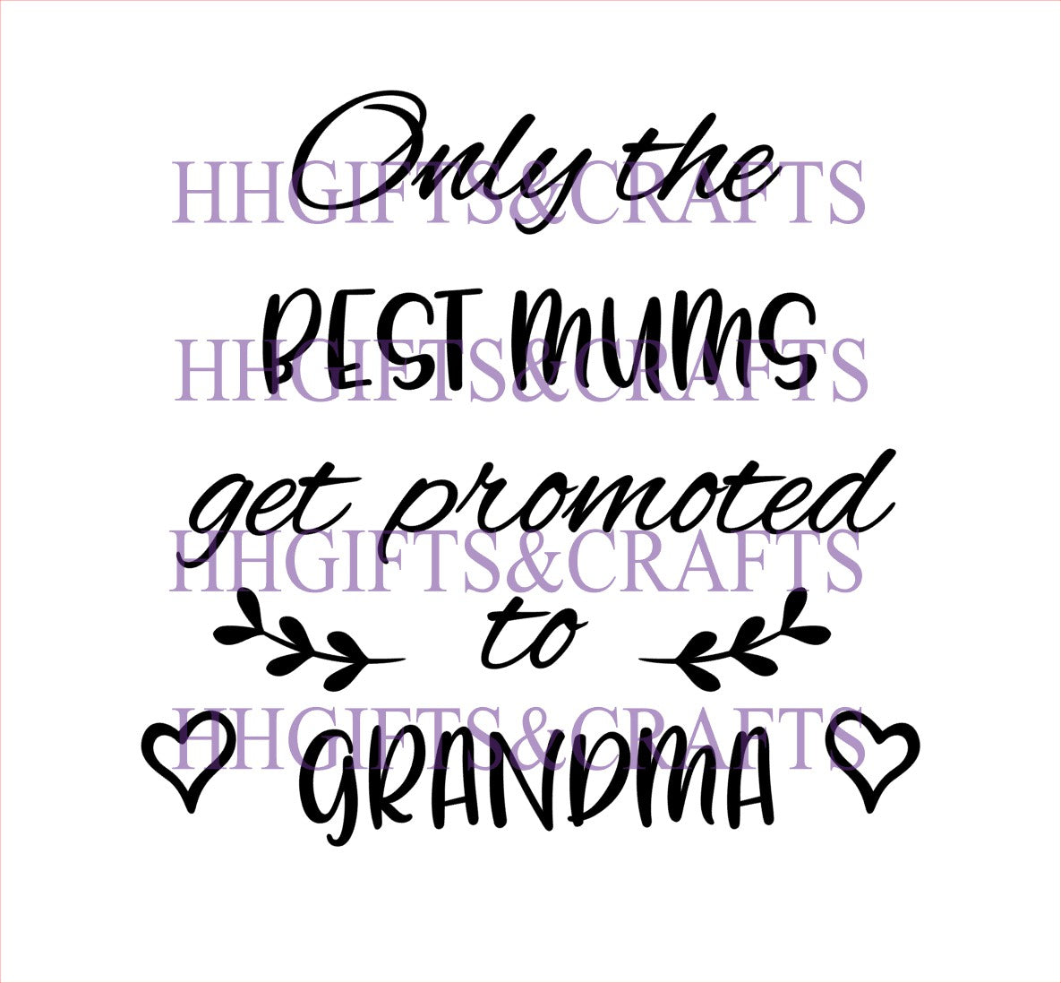 MU47 - THE BEST MUMS GET PROMOTED (DESIGN 3) -  FRAME VINYL