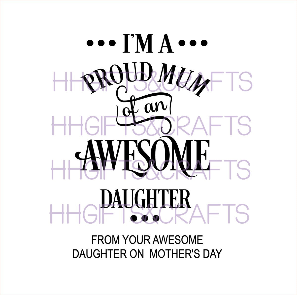 NB14 - MUM NOTEBOOK VINYL - AWESOME SON/DAUGHTER