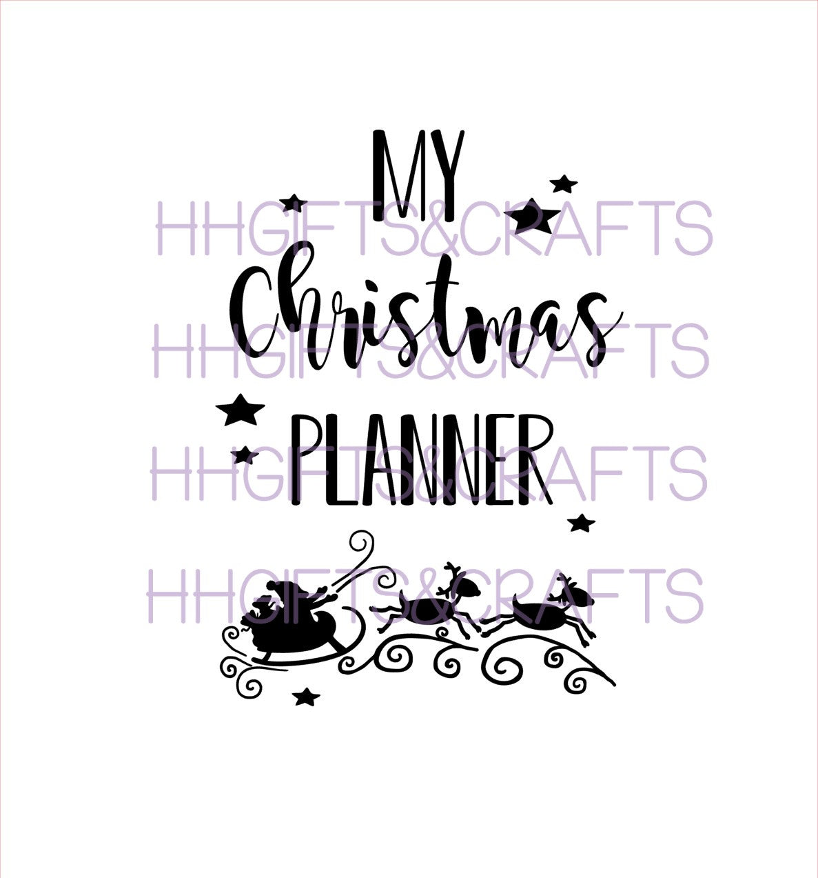 NB18 -NOTEBOOK VINYL - CHRISTMAS PLANNER