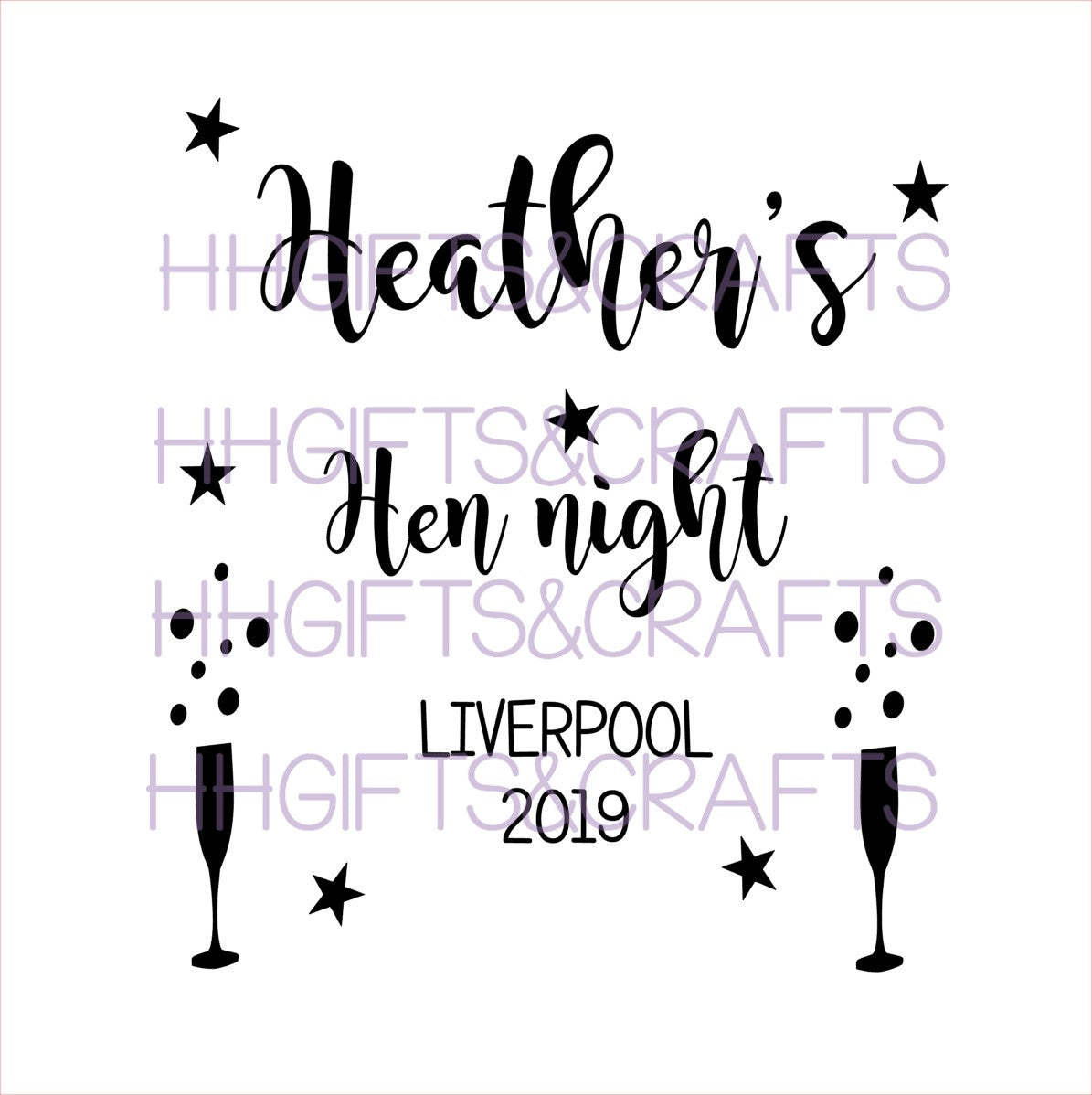 SC13 - HEN NIGHT - SCRAPBOOK VINYL