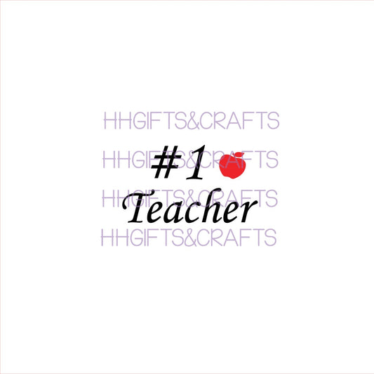 TE11 - NO1 TEACHER - SMALL VINYL